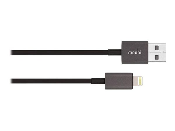 moshi - Lightning-kabel - USB hann til Lightning hann - 1 m - skjermet - svart