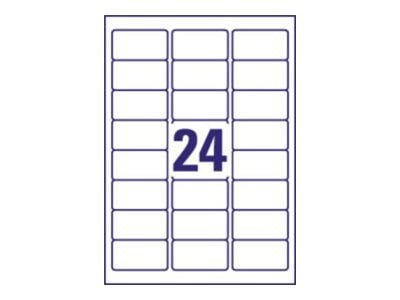 Avery - 33.9 x 64 mm 600 stk (25 ark x 24) adresselapper