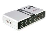 DeLOCK USB Sound Box 7.1, 7.1 kanavaa, USB