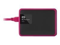 WD Grip Pack WDBZBY0000NPM - Ekstern harddiskbeskytter - fuksia - for My Passport Ultra WDBGPU0010BBK, WDBGPU0010BBL, WDBGPU0010BBY, WDBGPU0010BWT