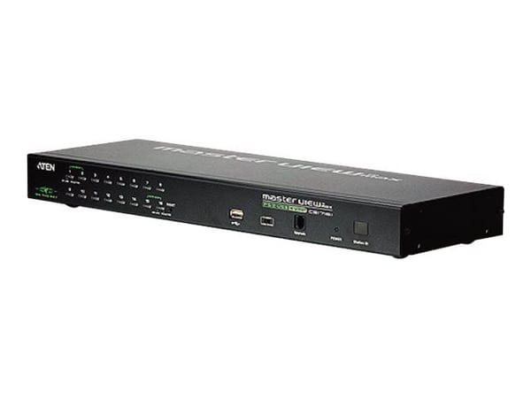 ATEN KVM over IP CS1716i - Omkopplare för tangentbord/video/mus - 16 x KVM port(s) - 1 lokal användare - 32 IP-användare - skrivbordsmodell, rackmo...