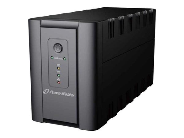 PowerWalker VI 1200 IEC - UPS - AC 220/230/240 V - 600 Watt - 1200 VA 7 At - USB - lähtöliitännät: 6 - musta
