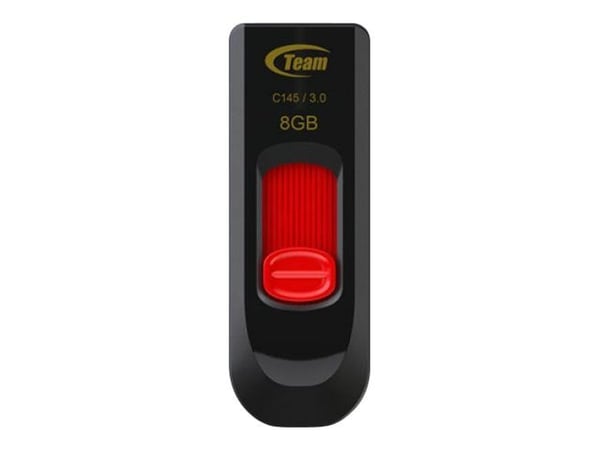 Team USB Disk C145 - USB flash-enhet - 8 GB - USB 3.0 - röd