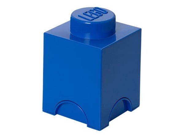 LEGO Storage Brick 1 - Förvaringsbox - lysande blå LEGO Storage Brick 1 - Förvaringsbox - lysande blå