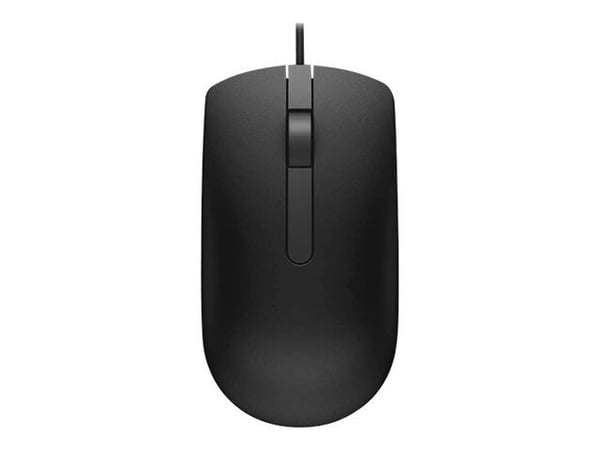 Dell MS116 - Mus - optisk - 2 knapper - kablet - USB - svart - løsvekt