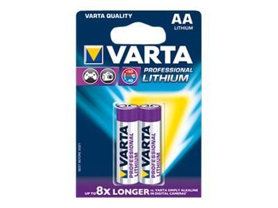 Varta Professional - Akut 2 x AA-tyyppi - Li - 2900 mAh