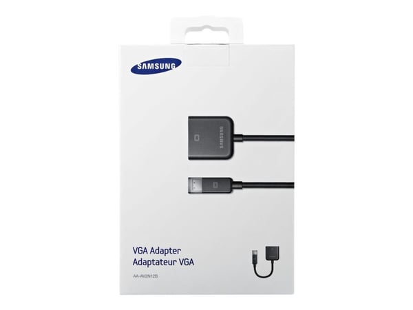 Samsung AA-AV2N12B - VGA-adapter - 12-pins mini-VGA (hann) til HD-15 (VGA) (hunn) - 12 cm - for ATIV Book 5; 7; 9; 9 Lite; 9 Plus; Series 5; 5 Ultr...