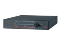 APC Service Bypass Panel - Omløpssvitsj (kan monteres i rack) - AC 230 V - utgangskontakter: 4 - 2U - 19" - svart - for Symmetra 4KVA, 6kVA