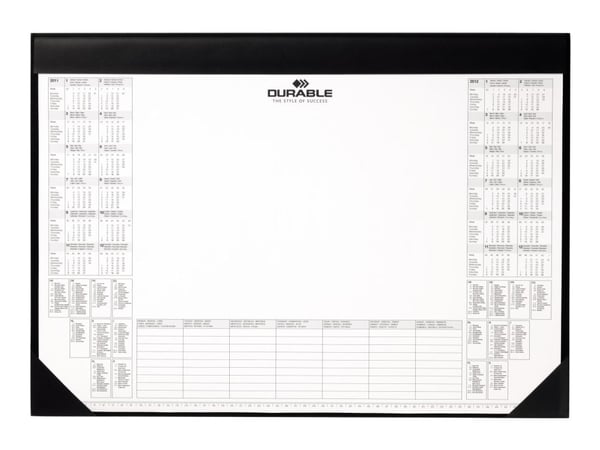 DURABLE - Skrivebordsmatte - 42 x 59 cm - svart