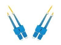 MicroConnect - Nettverkskabel - SC/PC-enkeltmodus (hann) til SC/PC-enkeltmodus (hann) - 15 m - fiberoptisk - 9 / 125 micron - OS1 - gul