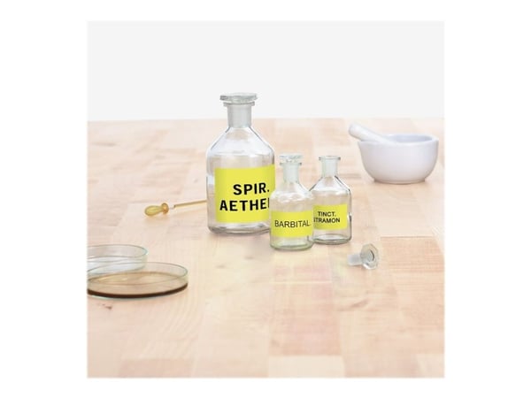 HERMA Special - Papir - matt - permanent selv-adhesiv - lysende gult - 99.1 x 67.7 mm 160 etikett(er) (20 ark x 8) fluorescerende etiketter