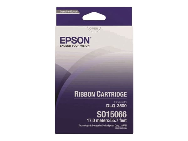 Epson - Svart - 16.75 m - stoffbånd for skriver - for DLQ 3000, 3000+, 3500, 3500II, 3500IIN
