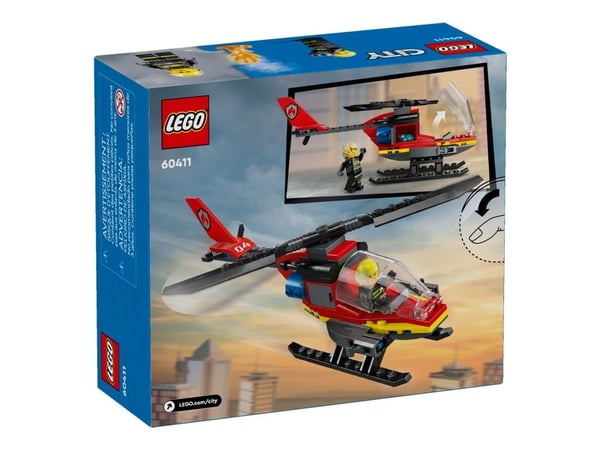 LEGO City 60411 Brannhelikopter