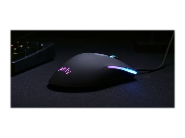 Xtrfy M1 RGB - Mus - optisk - 5 knapper - kablet - USB