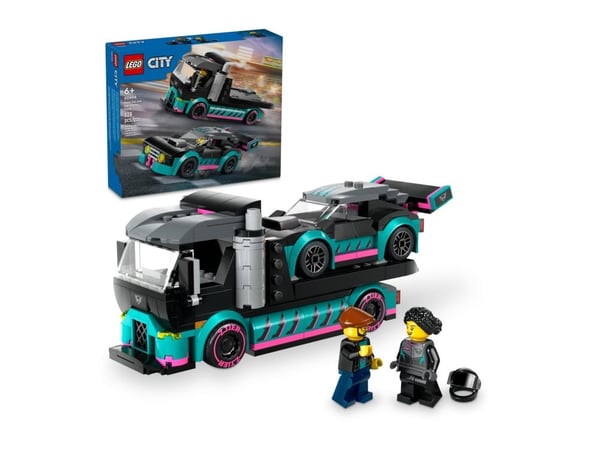LEGO City 60406 Racing bil og biltransporter
