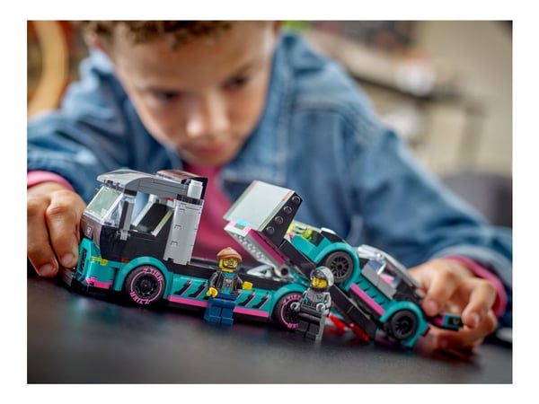 LEGO City 60406 Racing bil og biltransporter