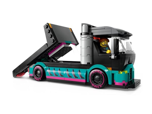 LEGO City 60406 Racing bil og biltransporter
