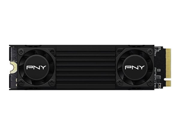 PNY CS3150 - SSD - kryptert - 2 TB - intern - M.2 2280 - PCI Express 5.0 x4 (NVMe) - TCG Opal Encryption 2.0 - integrert kjøle
