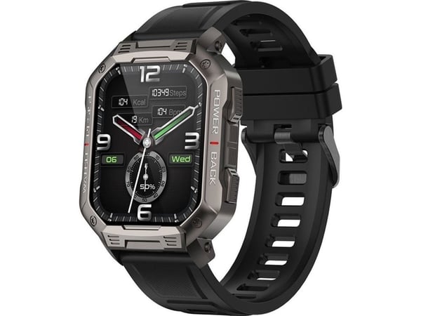 Kumi Smartwatch U3 Pro 1,83 tommer 400 mAh Svart