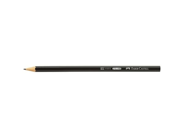 Faber-Castell 1111 HB, HB, Sort, Sekskantet