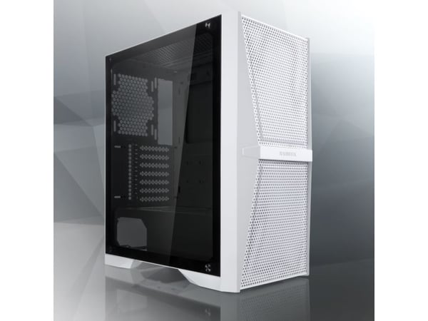 RAIJINTEK SILENOS MS, Midi Tower, PC, Hvit, ATX, Micro ATX, Mini-ITX, SPCC, 16,6 cm
