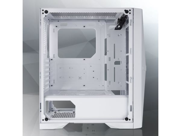 RAIJINTEK SILENOS MS, Midi Tower, PC, Hvit, ATX, Micro ATX, Mini-ITX, SPCC, 16,6 cm