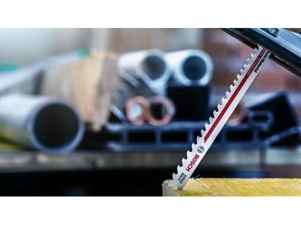 Bosch T367XHM, Stikksagblad, Aluminium, Mørtel, Plast, Stål, Tre med spiker, Karbid, Rustfritt stål, 5 - 7, 3,5 mm