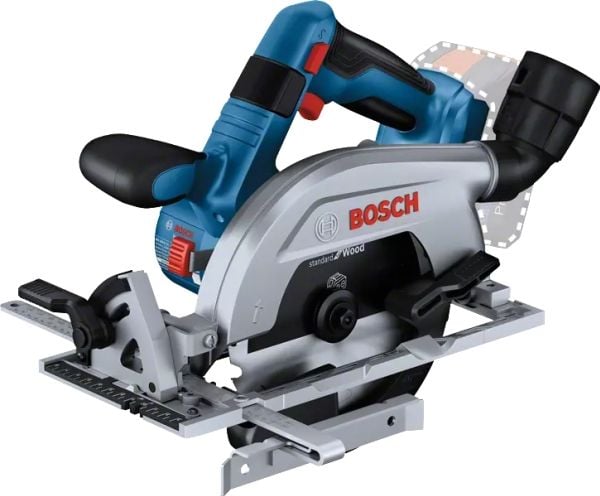 Bosch GKS 18V-57-2 L PROFESSIONAL, Tre, Svart, Blå, Sølv, Børsteløs, 16,5 cm, 5000 RPM, 5,7 cm - SOLO