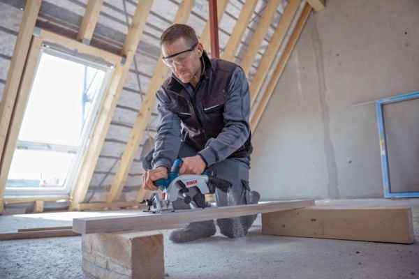 Bosch GKS 18V-57-2 L PROFESSIONAL, Tre, Svart, Blå, Sølv, Børsteløs, 16,5 cm, 5000 RPM, 5,7 cm - SOLO