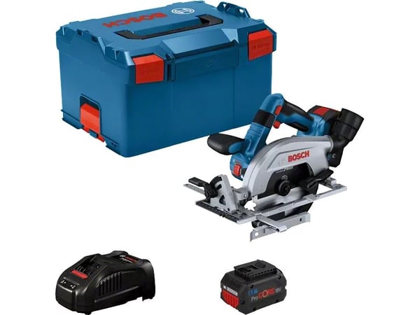 Bosch GKS 18V-57-2 L PROFESSIONAL, Tre, Svart, Blå, Sølv, Børsteløs, 16,5 cm, 5000 RPM, 5,7 cm