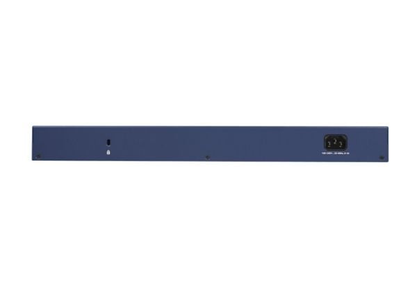 NETGEAR Smart GS724TP - Switch - L3 Lite - smart - 24 x 10/100/1000 (PoE+) + 2 x Gigabit SFP - stasjonær, rackmonterbar - PoE+ (190 W)