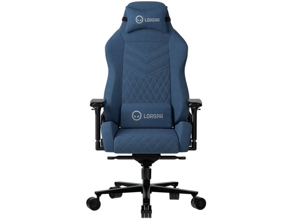 LORGAR Ace 422 (LRG-CHR422BL) spillvogn, slitesterkt stoff, flekkbestandig, 1,8 mm metallramme, multiblokkmekanisme, 4D-armlener, 5-stjerners alumi...