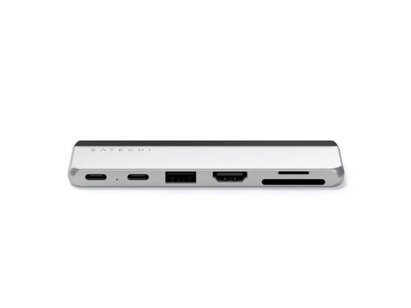 Satechi Dual USB-C Hub - telakointiasema - tabletille - USB-C x 2 - HDMI, USB4