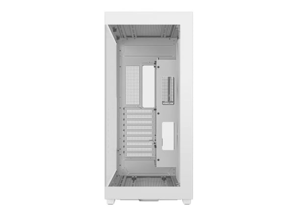 DeepCool CH780 - Tower - utvidet ATX (E-ATX) - sidepanel med vindu (herdet glass) - ingen strømforsyning (ATX / PS/2) - hvit - USB/lyd