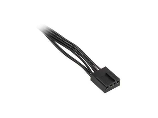 Kolink 1-4 PWM Lüfter Splitterkabel - 35 cm, geflochten, musta