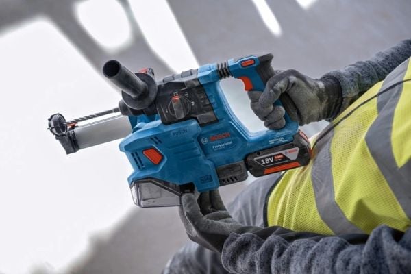 Akku-Bohrhammer GBH 18V-22 Professional, 18Volt (blau/schwarz, 2x Li-ion Akku 4,0Ah, L-BOXX)