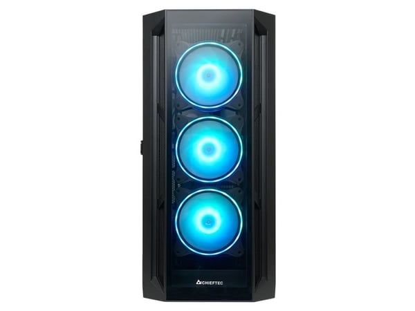 Chieftec Gamer Series APEX - Tower - ATX - sidepanel med vindu (herdet glass) - ingen strømforsyning (ATX) - svart - USB/lyd