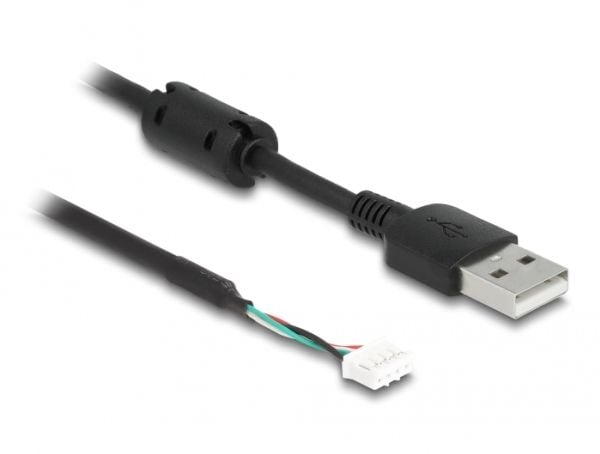 Delock - USB-kaapeli - USB (han) til 4 pin SMT (P) - 1,5 m - 2 mm hældning - sort