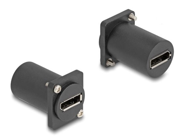 Delock D-type moduuli DisplayPort naaras naaras 4K musta (88154)