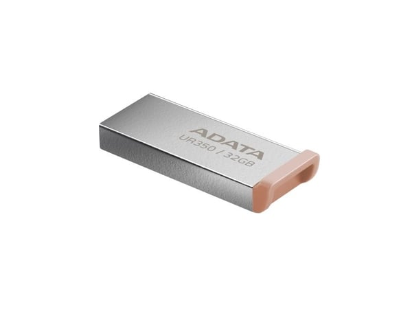ADATA UR350 - USB-flashstasjon - 32 GB - USB 3.2 Gen 1 - brun