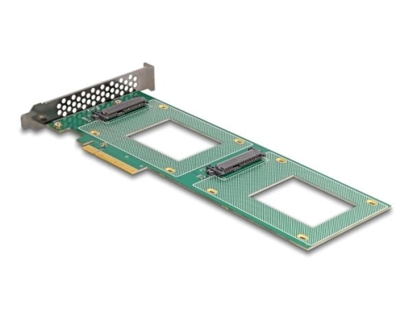 Delock - Lagringskontroll - bifurkasjon, 236 x 87 mm - U.2 NVMe - PCIe 4.0 x8