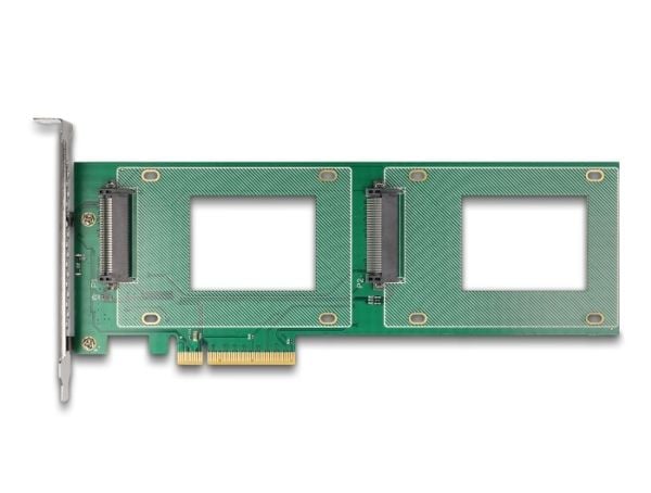 Delock - Lagringskontroll - bifurkasjon, 236 x 87 mm - U.2 NVMe - PCIe 4.0 x8