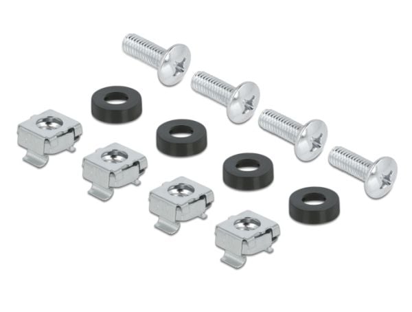 Delock - Rack rail with circuit breakers cover - DIN-skinnemonterbar - grå - 3U - 19"