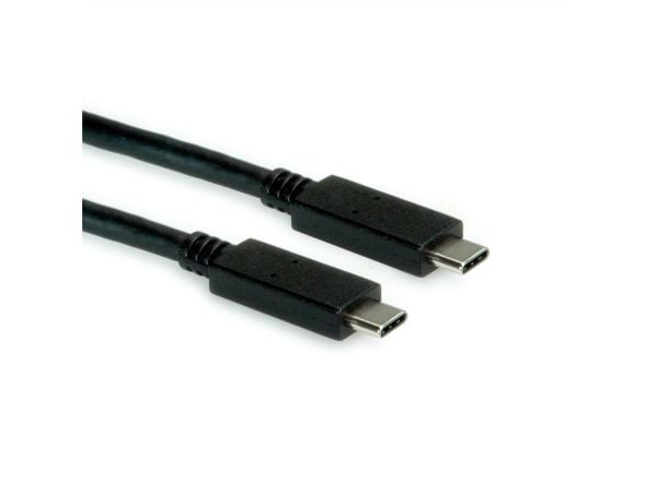 ROLINE USB3.2 Gen2-kabel PD 20V 5A Type C-C ST/ST 0,5 m (11.99.9057)