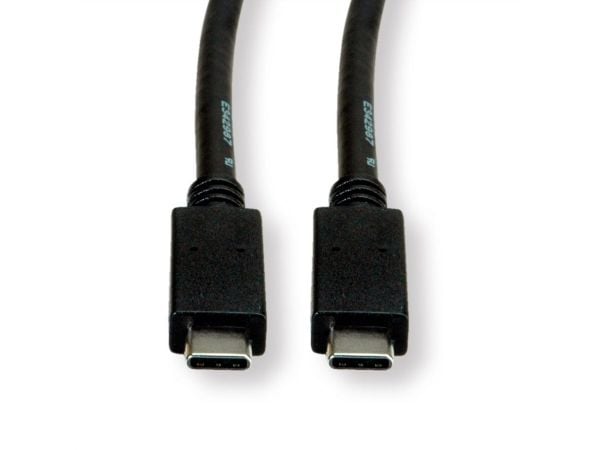 ROLINE USB3.2 Gen2-kabel PD 20V 5A Type C-C ST/ST 0,5 m (11.99.9057)