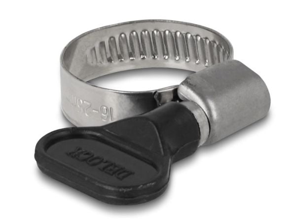 Delock letkunkiristin siipimutterilla 16 - 25 mm 10 kpl musta