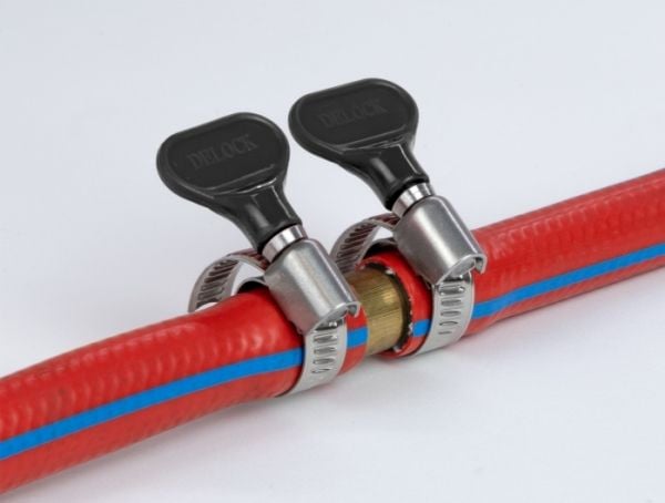 Delock letkunkiristin siipimutterilla 16 - 25 mm 10 kpl musta
