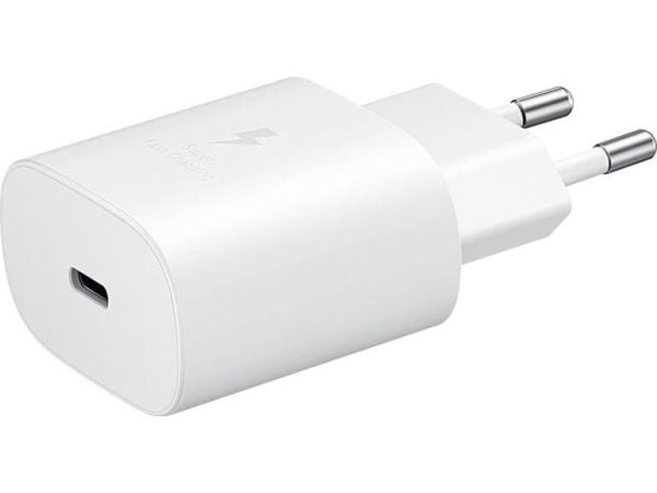 Samsung® | EP-TA800 - Hurtigladende vegglader - 25 Watt - 3A - USB-C - Hvid