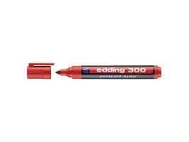 edding 300 - Markør - pysyvä - rød - 1,5-3 mm