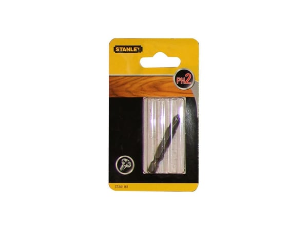 Stanley STA61161-XJ, 1 stykker, Phillips, PH2, 5 cm, Sekskantet